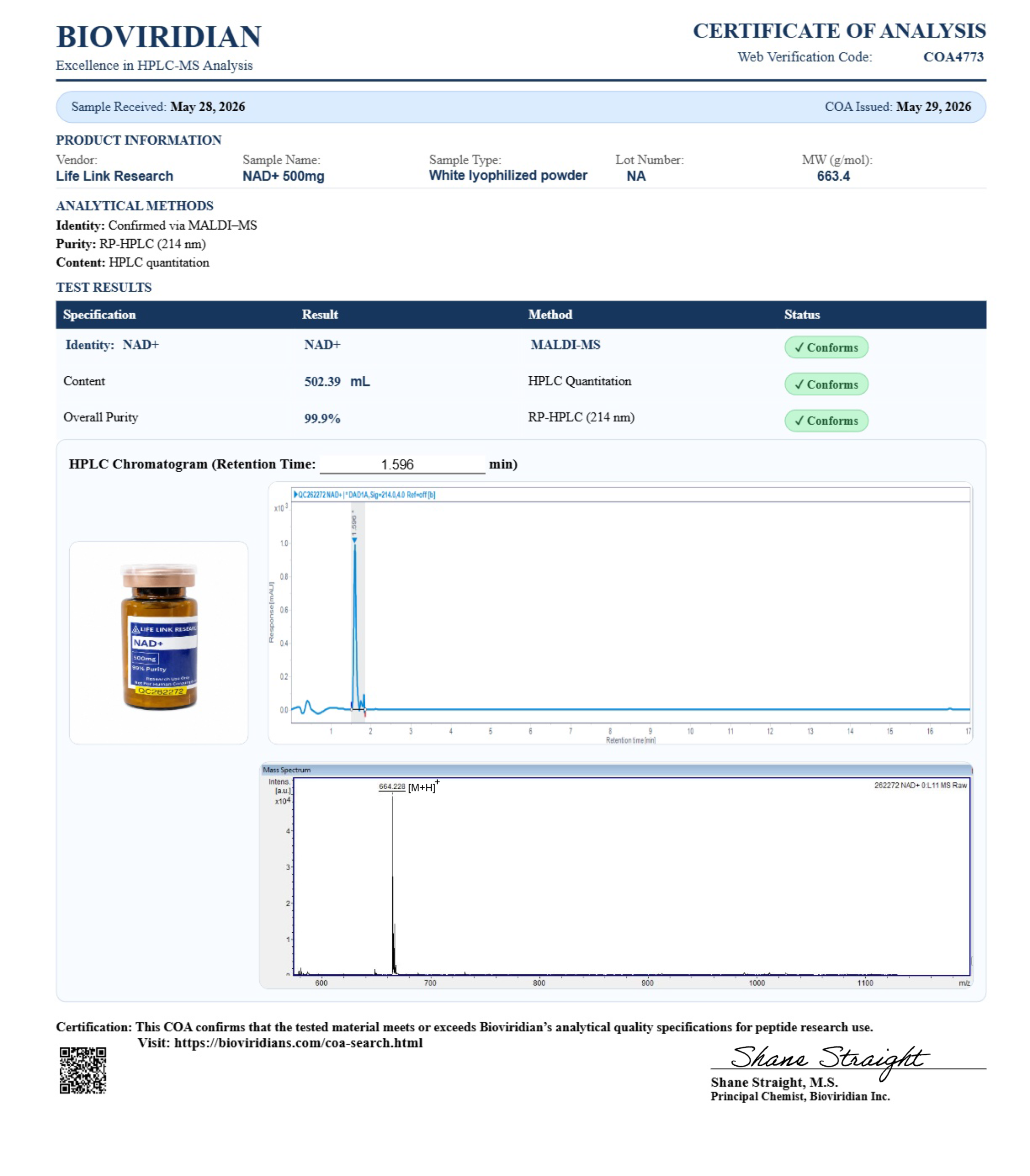 NAD+ 500mg - Image 2
