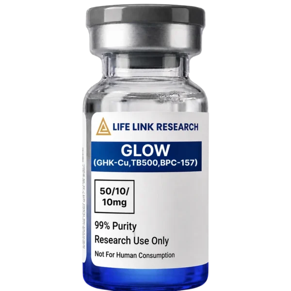 GLOW(TB500 10mg, BPC-157 10mg, GHK-CU 50mg)