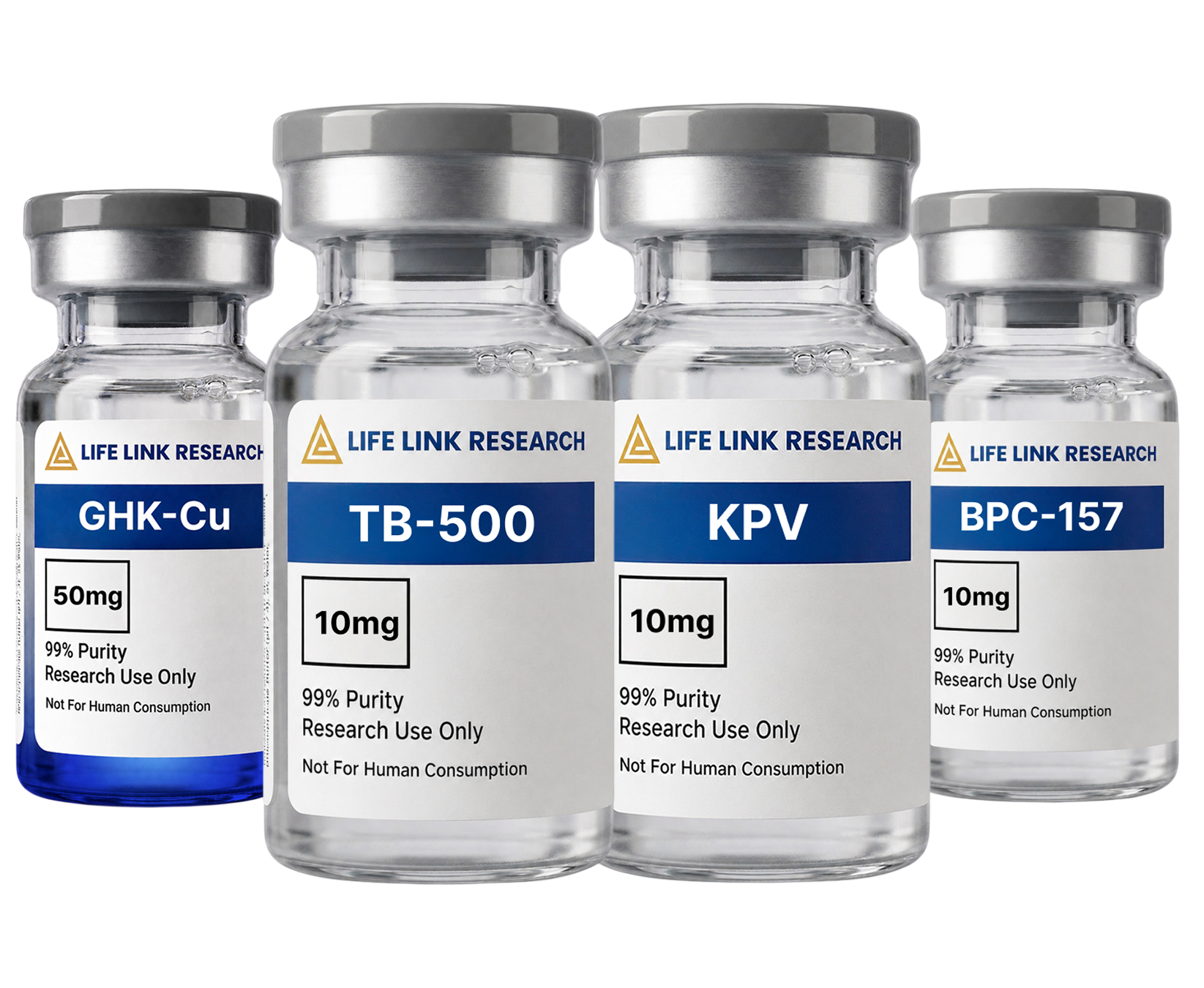 KLOW Kit (TB-500 10mg, BPC-157 10mg, GHK-Cu 50mg, KPV 10mg) 5% Discount