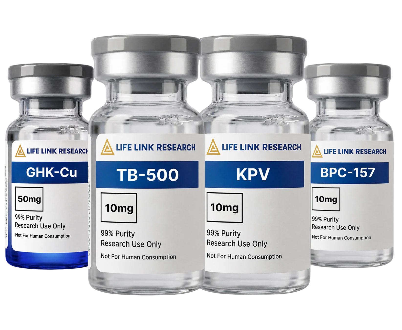 KLOW Kit (TB-500 10mg, BPC-157 10mg, GHK-Cu 50mg, KPV 10mg) 5% Discount