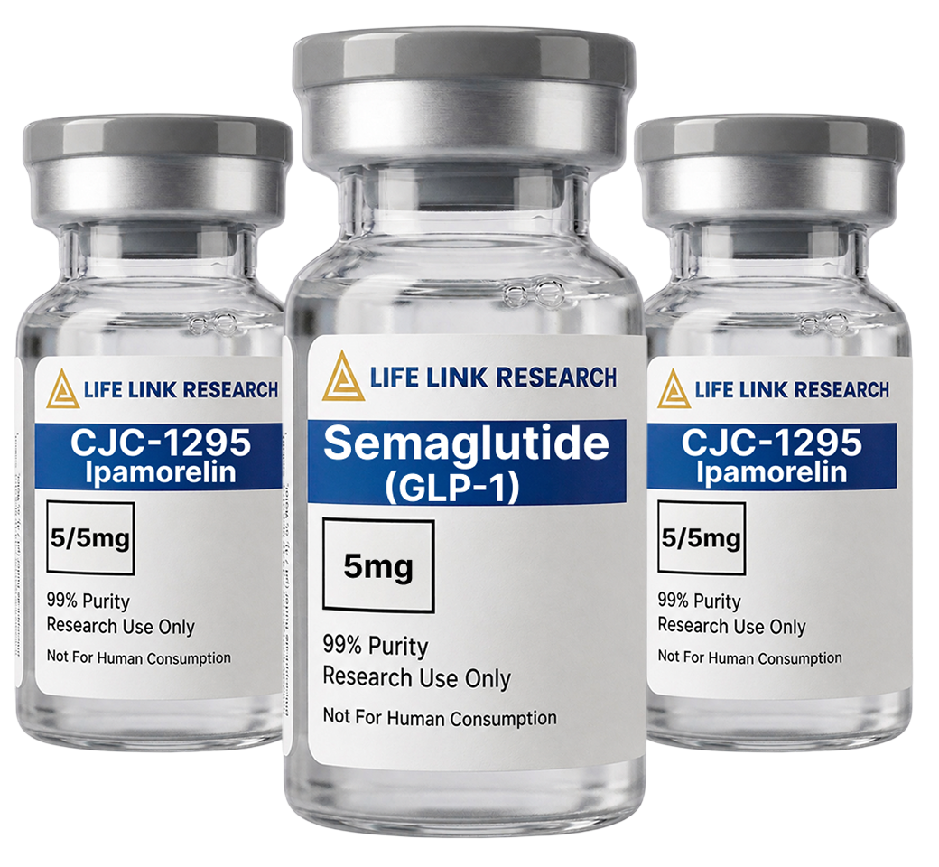 MINMORPH Kit (Semaglutide 5mg, 2x CJC-1295/Ipamorelin 5/5mg) 5% Discount