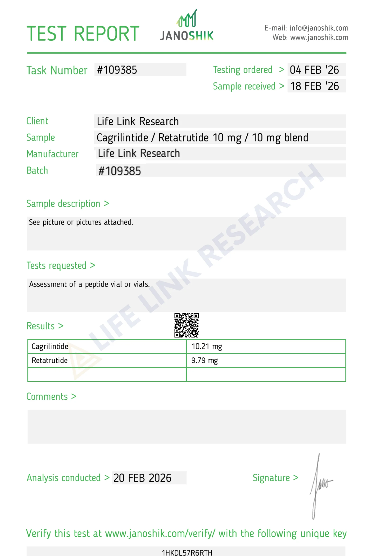cagrilintide retatrutide blend Semaglutide 10 mg | ≥99% purity main image 1