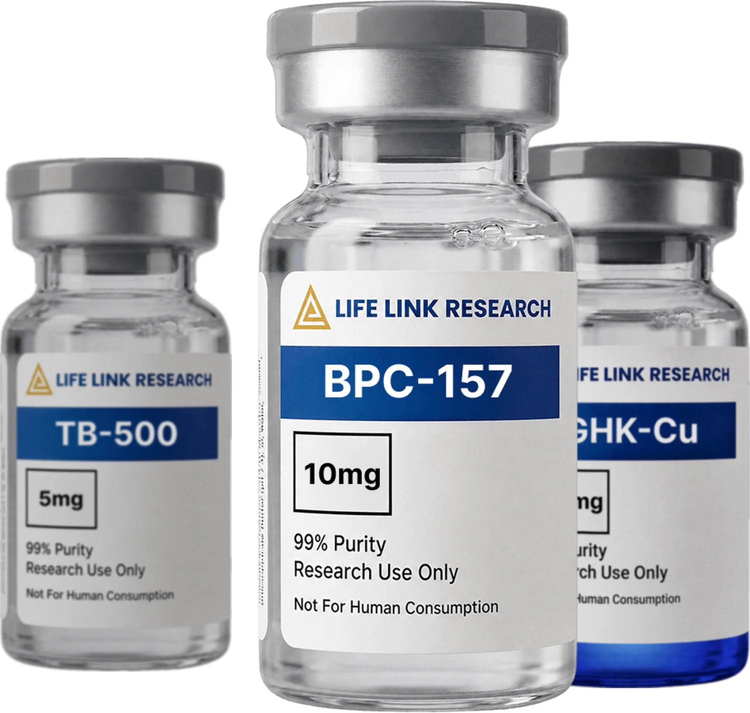 Life Link Research peptide vials